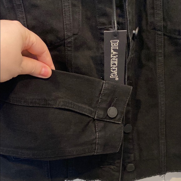 Blank NYC Black Denim Jacket - Picture 4 of 7